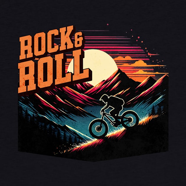 Rock and Roll Mountain Bike Design by Miami Neon Designs